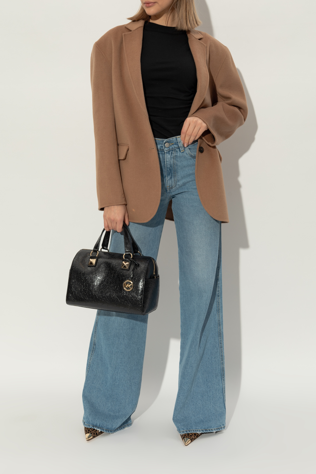 Brown Kasia heeled ankle boots Michael Michael Kors - Vitkac